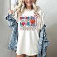 Books Are My Love Language Valentines Book Lover Librarian Women's Comfort Colors T-Shirt Ivory Books Are My Love Language Valentines Book Lover Librarian Women's Comfort Colors T-Shirt Ivory