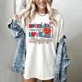 Books Are My Love Language Women's Comfort Colors T-Shirt Ivory