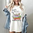 Books Original Handheld Device Reader Literacy Book Lover Women's Comfort Colors T-Shirt Ivory