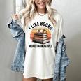 I Like Books More Than People Glasses Women's Comfort Colors T-Shirt Ivory I Like Books More Than People Glasses Women's Comfort Colors T-Shirt Ivory