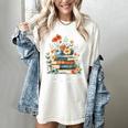 I Like Books More Than People Reading Reader Bookworm Saying Women's Comfort Colors T-Shirt Ivory