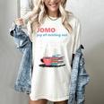 Books Saying JOMO Joy Of Missing Out For Bookworms Women's Comfort Colors T-Shirt Ivory