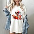 I Like My Books Spicy And My Coffee Icy Skeleton Women's Comfort Colors T-Shirt Ivory I Like My Books Spicy And My Coffee Icy Skeleton Women's Comfort Colors T-Shirt Ivory