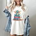 Bookworm Book Dragon Read Books Be Kind Stay Weird Women's Comfort Colors T-Shirt Ivory