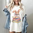 Bunny Rabbit Reading Books Rabbit Books Bunny Reader Women's Comfort Colors T-Shirt Ivory Bunny Rabbit Reading Books Rabbit Books Bunny Reader Women's Comfort Colors T-Shirt Ivory