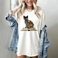 Cat Book Flowers Women's Comfort Colors T-Shirt Ivory Cat Book Flowers Women's Comfort Colors T-Shirt Ivory
