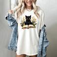 Cat Shirts For Women Book Lover Shirt Cute Cat And Book Premium Tri-Blend Women's Comfort Colors T-Shirt Ivory Cat Shirts For Women Book Lover Shirt Cute Cat And Book Premium Tri-Blend Women's Comfort Colors T-Shirt Ivory