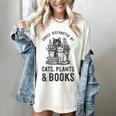 Cats Plants And Books Shirt Plant Lover Gardening Women's Comfort Colors T-Shirt Ivory Cats Plants And Books Shirt Plant Lover Gardening Women's Comfort Colors T-Shirt Ivory