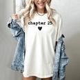 Chapter 25 Book Lovers Readers & Authors 25th Birthday Women's Comfort Colors T-Shirt Ivory