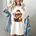 Chicken Reading a Book Farm Animal Chick Women's Comfort Colors T-Shirt Ivory Chicken Reading a Book Farm Animal Chick Women's Comfort Colors T-Shirt Ivory
