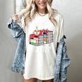 Christmas Book Lovers Naughty Or Nice Women's Comfort Colors T-Shirt Ivory Christmas Book Lovers Naughty Or Nice Women's Comfort Colors T-Shirt Ivory