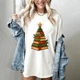 Christmas Book Tree Bookshelf Holiday For Readers Librarians Women's Comfort Colors T-Shirt Ivory Christmas Book Tree Bookshelf Holiday For Readers Librarians Women's Comfort Colors T-Shirt Ivory