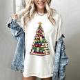 Christmas Tree Of Books For Readers And Librarians Women's Comfort Colors T-Shirt Ivory