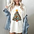 Christmas Tree Books Women's Comfort Colors T-Shirt Ivory Christmas Tree Books Women's Comfort Colors T-Shirt Ivory