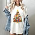 Christmas Tree Bookshelf Book Lover Library Men Women Kids Women's Comfort Colors T-Shirt Ivory Christmas Tree Bookshelf Book Lover Library Men Women Kids Women's Comfort Colors T-Shirt Ivory