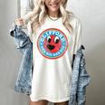 Clifford The Big Red Dog Round Distressed Logo Kids Books Women's Comfort Colors T-Shirt Ivory