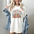 I Closed My Book To Be Here Floral Bookworm Reading Women's Comfort Colors T-Shirt Ivory
