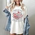 I Closed My Book To Be Here Reading Bookworm Women Girls Women's Comfort Colors T-Shirt Ivory