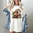 Coffee And Book Reading Accessories For Book Lovers Gnome Women's Comfort Colors T-Shirt Ivory Coffee And Book Reading Accessories For Book Lovers Gnome Women's Comfort Colors T-Shirt Ivory