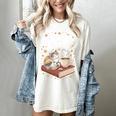 Coffee Cats & Books Cute Cat Book Lover Reading Women's Comfort Colors T-Shirt Ivory Coffee Cats & Books Cute Cat Book Lover Reading Women's Comfort Colors T-Shirt Ivory