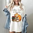 Coffee Cats & Books Lover For Women & Girls Coffee Women's Comfort Colors T-Shirt Ivory