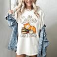 Coffee Cats And Books Lover For Women & Men Coffee Women's Comfort Colors T-Shirt Ivory Coffee Cats And Books Lover For Women & Men Coffee Women's Comfort Colors T-Shirt Ivory