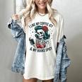 I Like My Coffee ICY & My Books Spicy For Book Lovers Women's Comfort Colors T-Shirt Ivory I Like My Coffee ICY & My Books Spicy For Book Lovers Women's Comfort Colors T-Shirt Ivory