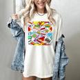 Comic Book Pop Art Modern Fun Women's Comfort Colors T-Shirt Ivory