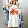 Cozy Readers Book Society Teacher Reading Floral Pumpkin Tee Women's Comfort Colors T-Shirt Ivory Cozy Readers Book Society Teacher Reading Floral Pumpkin Tee Women's Comfort Colors T-Shirt Ivory