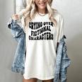 Crying Over Fictional Characters Book Lovers Women's Comfort Colors T-Shirt Ivory