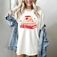 Cute Books And Coffee Crochet Valentines Day Tee For Couples Women's Comfort Colors T-Shirt Ivory