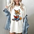 Cute Coyote With Book I Kids Coyote Women's Comfort Colors T-Shirt Ivory Cute Coyote With Book I Kids Coyote Women's Comfort Colors T-Shirt Ivory