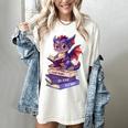 Cute Dragon Read Books Be Kind Stay Weird Book Lover Women's Comfort Colors T-Shirt Ivory