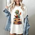 Cute Dragon Reading Book Bookworm Dragons And Books Women's Comfort Colors T-Shirt Ivory Cute Dragon Reading Book Bookworm Dragons And Books Women's Comfort Colors T-Shirt Ivory