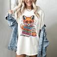 Cute Fox Read More Be Kind Stay Weird Reader Geek Book Lover Women's Comfort Colors T-Shirt Ivory Cute Fox Read More Be Kind Stay Weird Reader Geek Book Lover Women's Comfort Colors T-Shirt Ivory