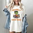 Cute Halloween Teacher Librarian Frankenstein Reading Books Women's Comfort Colors T-Shirt Ivory Cute Halloween Teacher Librarian Frankenstein Reading Books Women's Comfort Colors T-Shirt Ivory