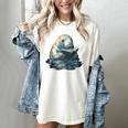 Cute Manatee Reading Book Bookworm Readers Manatee Lover Women's Comfort Colors T-Shirt Ivory Cute Manatee Reading Book Bookworm Readers Manatee Lover Women's Comfort Colors T-Shirt Ivory