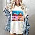 Cute Penguin Reading Book School Librarian Teacher Student Women's Comfort Colors T-Shirt Ivory