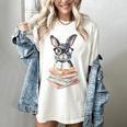 Cute Reading Bunny With Glasses Books Reader Book Bookworm Women's Comfort Colors T-Shirt Ivory Cute Reading Bunny With Glasses Books Reader Book Bookworm Women's Comfort Colors T-Shirt Ivory