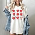 Cute Reading Hearts Valentine Day Book Lover Teacher Student Women's Comfort Colors T-Shirt Ivory Cute Reading Hearts Valentine Day Book Lover Teacher Student Women's Comfort Colors T-Shirt Ivory