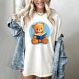 Cute Teddy Bear Reading Book Fun Women's Comfort Colors T-Shirt Ivory Cute Teddy Bear Reading Book Fun Women's Comfort Colors T-Shirt Ivory
