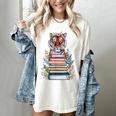 Cute Tiger With Book Floral Bookworm Librarian Book Lover Women's Comfort Colors T-Shirt Ivory Cute Tiger With Book Floral Bookworm Librarian Book Lover Women's Comfort Colors T-Shirt Ivory