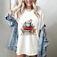 Dear Santa More Book Please Christmas Book Librarian Women's Comfort Colors T-Shirt Ivory
