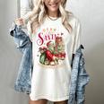 Dear Santa More Books Please Christmas Women's Comfort Colors T-Shirt Ivory