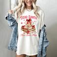 Dear Santa More Books Please Coquette Bow Books Christmas Women's Comfort Colors T-Shirt Ivory Dear Santa More Books Please Coquette Bow Books Christmas Women's Comfort Colors T-Shirt Ivory