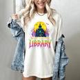 Death Gothic Support Your Local Library Lovers Book Women's Comfort Colors T-Shirt Ivory