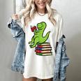 Dino Reading Read Reading Librarian Book Men Boys Kids Women's Comfort Colors T-Shirt Ivory Dino Reading Read Reading Librarian Book Men Boys Kids Women's Comfort Colors T-Shirt Ivory