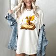 Dragon Fantasy Book Lover Bookish Reader Bookworm Wildflower Women's Comfort Colors T-Shirt Ivory Dragon Fantasy Book Lover Bookish Reader Bookworm Wildflower Women's Comfort Colors T-Shirt Ivory