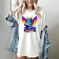 Dragon Reading a Book Bookworm Book Women's Comfort Colors T-Shirt Ivory