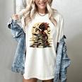 Dragon Reading a Book Dragons And Books Lover Bookworm Women's Comfort Colors T-Shirt Ivory